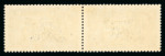 Stamp of Ireland » 1927-28 Wide Date Overprints (T72-T74) 2s6d chocolate, mint horizontal pair right stamp showing "missing accent", fresh, very fine and scarce (Hib. €485+)