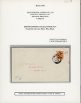 Stamp of Ireland » 1922 (Jul-Nov) Thom Overprints (T25-T41) 2d orange, die II, single showing inverted overprint variety, tied DUBLIN/28.DE.22 cds on cover to England, very fine and scarce for its mysterious and dubious status