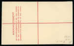 Stamp of Hong Kong Hong Kong Registered postal stationery 1932 KGV 20c and KGVI 25c specimen