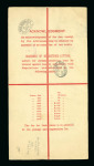 Stamp of Hong Kong » British Post Offices in China Hong Kong CHINA Registered postal stationery 1921 size K uprated env from Shanghai