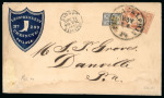 Stamp of United States » Local Stamps United States Bloods Despatch postal history accumulation