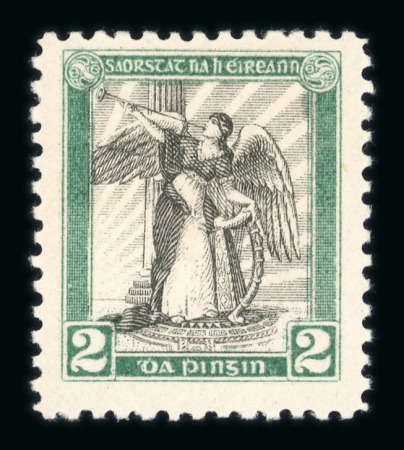 Stamp of Ireland » Essays & Proofs (E1-E167) 1922 Dollard: Lithographed Monocolour & Bi-coloured essays part set of the fourteen different colours, fine to very fine, a scarce group (14) (Hib. E6/E33, €565)