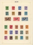 Stamp of Ireland » Collections 1922-1960 Attractive balance collection on 20 album pages, showing useful overprints with a fine array of the high values to 10s, both mint and fine used, also selection of Commemorative, mixed to very fine (100's)