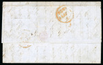 Stamp of Ireland » Postal History (Arranged alphabetically by County) Cork - Castletownroche: 1854 A pair of folded entires from Varna in Bulgaria, sent to Mallow, Co.Cork during the Crimean War, both bearing clear sans-serif CASTLETOWNROCHE transit mkgs, both with red Mallow arrival ds, e