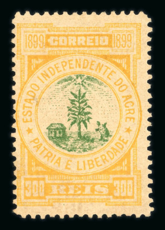 Stamp of Brazil » Later Issues Brazil 1899 Independent State of Acre 300r vignette unused