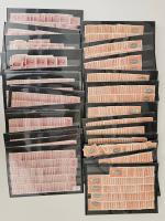 Stamp of Large Lots and Collections 1930s-2002, mixed lot in a medium-sized box with glassines, stockcards and folders containing thousands of mint and used stamps from a range of countries