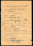 Stamp of Bulgaria » Occupation of Romania Bulgaria Occupation Bucharest 1917 delousing stamped document