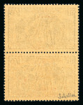 Stamp of Colonies françaises » Cameroun 1940, 1f75 bleu surchargé Cameroun Français 27/8/40