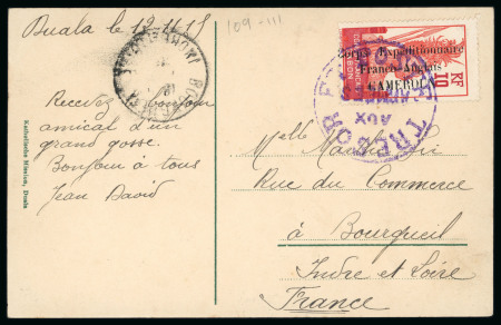 Stamp of Colonies françaises » Cameroun 1915, deux cartes postales ayant réellement voyagé