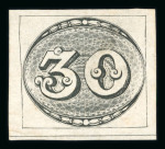 Stamp of Brazil » 1843 Bull's Eyes Brazil 1843 Bulls Eyes 30r and 60r unused