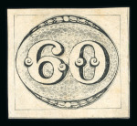 Stamp of Brazil » 1843 Bull's Eyes Brazil 1843 Bulls Eyes 30r and 60r unused