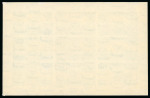 Stamp of Egypt » Commemoratives 1949 Agricultural and Industrial Exhibition in Cairo, 10m olive-green, Royal imperforate sheetlet of nine on watermarked paper, some paper adhesion on the gum side, very fine and a unique sheetlet (Nile Post RPC123)  Pro