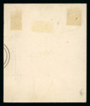 Stamp of Egypt » 1888-1906 New Currency 1897 Essay by an unknown designer: Sphinx and Pyramid 5m hand-drawn design in black ink on card (50 x 60 mm), very fine, attractive and a unique essay (Nile Post E137)
