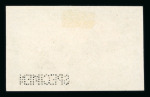 Stamp of Egypt » 1888-1906 New Currency 1906 Essay of Bradbury Wilkinson & Co. Ltd.: Camel & Bedouins 10m turquoise and black, imperforated essay on thin paper with perforated SPECIMEN, very fine, attractive and rare