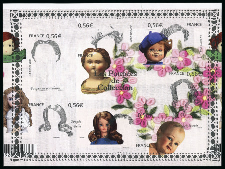 Stamp of France » Variétés et curiosités 2009, bloc-feuillet Poupées Y&T n° F4394 superbe et