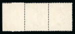 Stamp of Egypt » 1922-1936 King Fouad I Definitives » Issued Stamps 1923-24 King Fouad 1st Portrait Issue: 3m dark-brown, mint nh right sheet marginal horizontal pair, both with CANCELLED ovpt, one creased, very fine (Nile Post Specimen Type A)