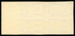 Stamp of Egypt » Commemoratives 1938 International Leprosy Congress, complete set of three, in mint nh left sheet marginal imperforate blocks of four, fresh, very fine and very rare in this quality