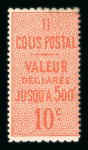 Stamp of France » Colis Postaux 1892-1960, exceptionnelle collection de colis postaux