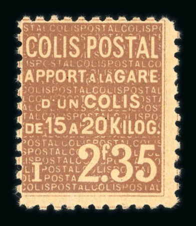 Stamp of France » Colis Postaux 1933, 2f35 brun s.jaune Y&T n° 97 neuf ** MNH, TB et