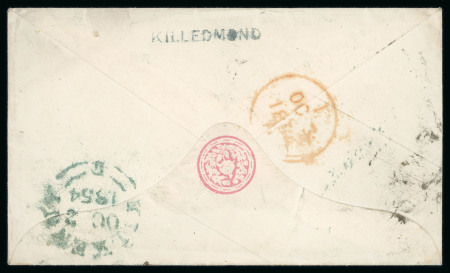 Stamp of Ireland » Postal History (Arranged alphabetically by County) Kilkenny - Ballingarry to Tullaroan: 1737-1860 Attractive group of eight-nine covers or part covers mounted on 68 album pages, showing an array of postal markings including mileage mkgs BALLINGARY/55 in red, CALLAN/65 in