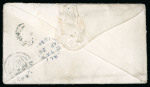 Stamp of Ireland » Postal History (Arranged alphabetically by County) Antrim - Ahoghill to Belfast: 1826-1860 Attractive group of sixty-five covers or part covers mounted on 55 album pages, showing an array of postal markings including mileage mkgs ANTRIM/93 in red (2), BALLINDERRY/75 in b
