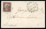 Stamp of Ireland » Postal History (Arranged alphabetically by County) Laois and Longford - Abbeyleix to Richmond Harbour: 1739-1860 Attractive group of ninety-one covers or part covers mounted on 68 album pages, showing an array of postal markings including mileage mkgs ABBEYLEIX/47 in bla