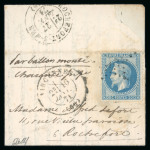 Stamp of France » Guerre de 1870-1871 1870-71, Ensemble de + de 45 Ballons Montés du Siège