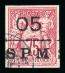 Stamp of Colonies françaises » St. Pierre et Miquelon 1885-1868, très belle collection neufs **/*/obl très