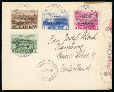 Stamp of Germany » German WWII Occupation Issues » Montenegro German Occupation Montenegro stamps and covers