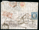 Stamp of France » Guerre de 1870-1871 1870-71, Collection d'exposition avec 87 ballons montés