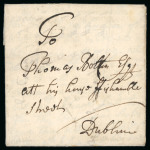 Stamp of Ireland » Postal History (Arranged alphabetically by County) Louth - Ardee to Townley Hall: 1734-1860 Attractive group of eight-six covers or part covers mounted on 61 album pages, showing an array of postal markings including mileage mkgs ARDEE/35 in red, ARDEE/34 (4) one with PO