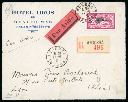 Stamp of Colonies françaises » Andorre (Poste française) 1931-1968, belle collection neufs **/*/obl très fournie