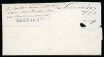 Stamp of Ireland » Postal History (Arranged alphabetically by County) Carlow - Ardattin to Fenagh: 1749-1860 Attractive group of sixty-five covers or part covers mounted on 43 album pages, showing an array of postal markings including mileage mkgs BAGNALSTOWN/47 in black (5), CARLOW/39 in 