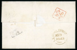 Stamp of Ireland » Postal History (Arranged alphabetically by County) Carlow - Ardattin to Fenagh: 1749-1860 Attractive group of sixty-five covers or part covers mounted on 43 album pages, showing an array of postal markings including mileage mkgs BAGNALSTOWN/47 in black (5), CARLOW/39 in 