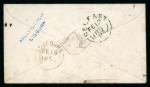Stamp of Ireland » Postal History (Arranged alphabetically by County) Down - Annalong to Knockcloghram: 1765-1860 Attractive group of fifty-nine covers or part covers mounted on 46 album pages, showing an array of postal markings including mileage mkgs ARDGLASS/90 (3), BANBRIDGE/60 in red,