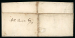 Stamp of Ireland » Postal History (Arranged alphabetically by County) Down - Annalong to Knockcloghram: 1765-1860 Attractive group of fifty-nine covers or part covers mounted on 46 album pages, showing an array of postal markings including mileage mkgs ARDGLASS/90 (3), BANBRIDGE/60 in red,
