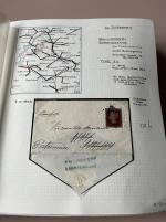 Stamp of Ireland » Postal History (Arranged alphabetically by County) Tipperary - Ballinderry to Cloughjordan: 1734-1860 Attractive group of sixty-eight covers or part covers mounted on 51 album pages, showing an array of postal markings including mileage mkgs BeOLEIGH/75 in black (2), BSA