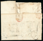 Stamp of Ireland » Postal History (Arranged alphabetically by County) Tipperary - Ballinderry to Cloughjordan: 1734-1860 Attractive group of sixty-eight covers or part covers mounted on 51 album pages, showing an array of postal markings including mileage mkgs BeOLEIGH/75 in black (2), BSA