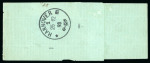 Stamp of Montenegro Montenegro 1893 3h stationery wrapper registered uprated