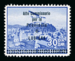 Stamp of Italy » Italian Occupations WWII » Lubiana (Ljubljana) Italian Occupation Lubiana 1941 Airmail set of 8 mint n.h.