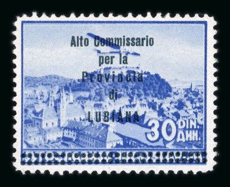 Stamp of Italy » Italian Occupations WWII » Lubiana (Ljubljana) Italian Occupation Lubiana 1941 Airmail set of 8 mint n.h.