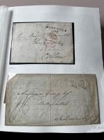 Stamp of Ireland » Postal History (Arranged alphabetically by County) Cork - Donneraile to Mitchelstown: 1769-1858 Attractive group of sixty-four covers or part covers mounted on 50 album pages, showing an array of postal markings including mileage mkgs DONERAILE/124 in black, DONERAILE/12
