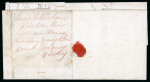 Stamp of Ireland » Postal History (Arranged alphabetically by County) Cork - Donneraile to Mitchelstown: 1769-1858 Attractive group of sixty-four covers or part covers mounted on 50 album pages, showing an array of postal markings including mileage mkgs DONERAILE/124 in black, DONERAILE/12