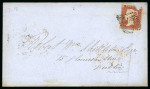 Stamp of Ireland » Postal History (Arranged alphabetically by County) Cork - Donneraile to Mitchelstown: 1769-1858 Attractive group of sixty-four covers or part covers mounted on 50 album pages, showing an array of postal markings including mileage mkgs DONERAILE/124 in black, DONERAILE/12