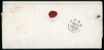 Stamp of Ireland » Postal History (Arranged alphabetically by County) Cork - Cork City: 1710-1858 Attractive group of eighty-six covers or part covers mounted on 56 album pages, showing an array of postal markings including mileage mkgs CORK/124 in red (8), curved CORK*124* in red(2), line