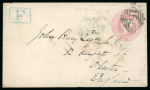 Stamp of Ireland » Postal History (Arranged alphabetically by County) Cork - Cork City: 1710-1858 Attractive group of eighty-six covers or part covers mounted on 56 album pages, showing an array of postal markings including mileage mkgs CORK/124 in red (8), curved CORK*124* in red(2), line