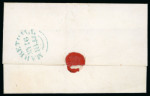 Stamp of Ireland » Postal History (Arranged alphabetically by County) Armagh - Armagh to Verner's Bridge: 1801-1859 Attractive group of forty-nine covers or part covers mounted on 38 album pages, showing an array of postal markings including mileage mkgs ARMAGH/66 in red and blue, FLURRYBR