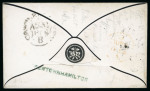 Stamp of Ireland » Postal History (Arranged alphabetically by County) Armagh - Armagh to Verner's Bridge: 1801-1859 Attractive group of forty-nine covers or part covers mounted on 38 album pages, showing an array of postal markings including mileage mkgs ARMAGH/66 in red and blue, FLURRYBR