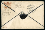 Stamp of Ireland » Postal History (Arranged alphabetically by County) Armagh - Armagh to Verner's Bridge: 1801-1859 Attractive group of forty-nine covers or part covers mounted on 38 album pages, showing an array of postal markings including mileage mkgs ARMAGH/66 in red and blue, FLURRYBR