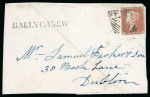 Stamp of Ireland » Postal History (Arranged alphabetically by County) Wexford - Adamstown to Enniscorthy: 1773-1860 Attractive group of eighty-six covers or part covers mounted on 54 album pages, showing an array of postal markings including mileage mkgs BROADWAY/80 in red and black (5), C